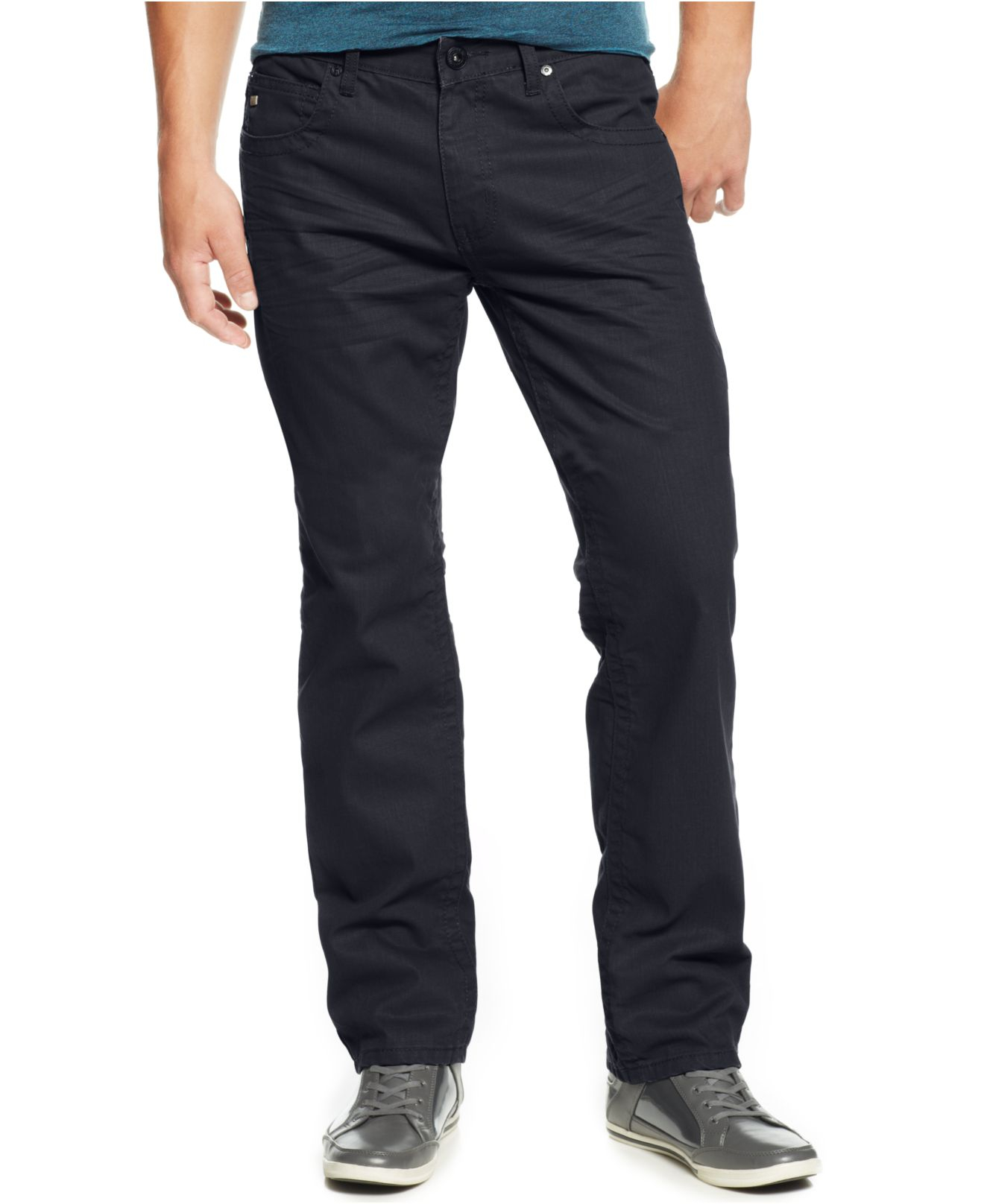 INC International Concepts Morris Berlin Slim-Straight Jeans in Black for  Men | Lyst