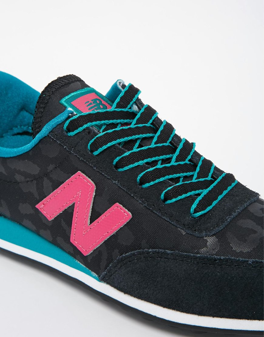 womens new balance black and pink 410 trainers