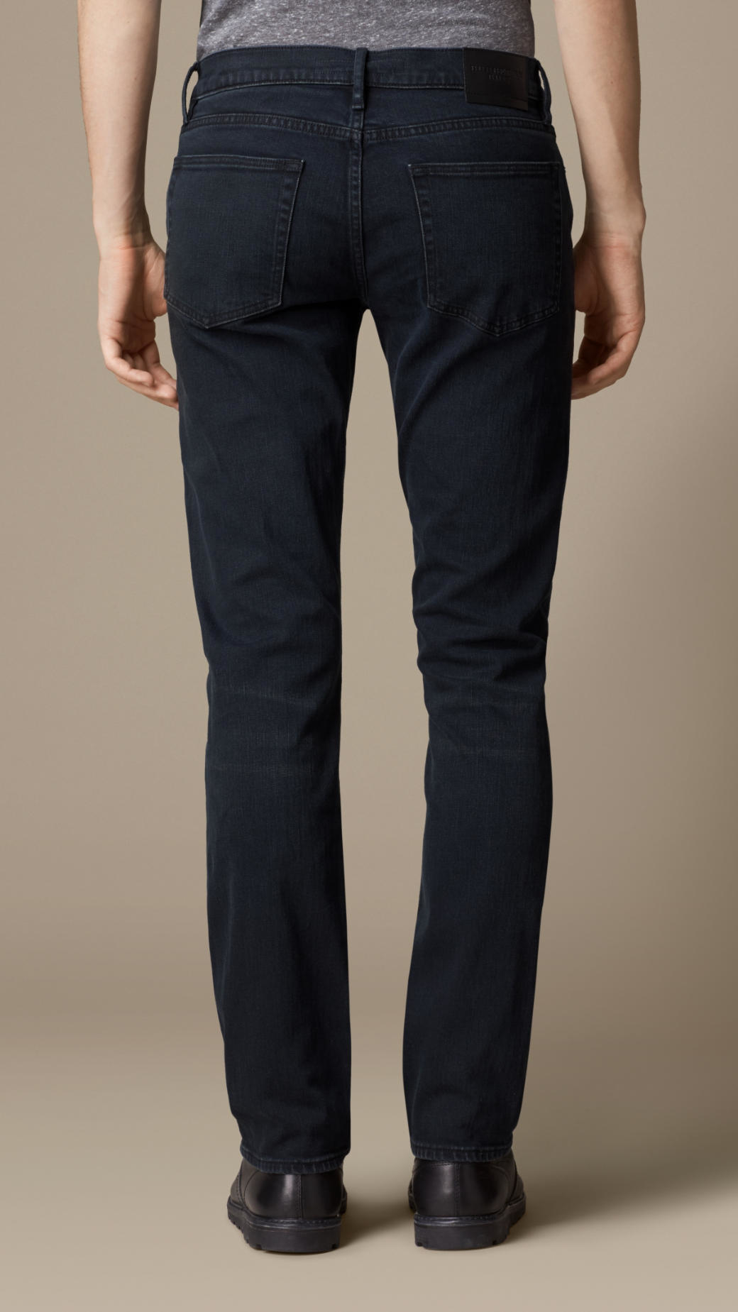 burberry jeans mens black
