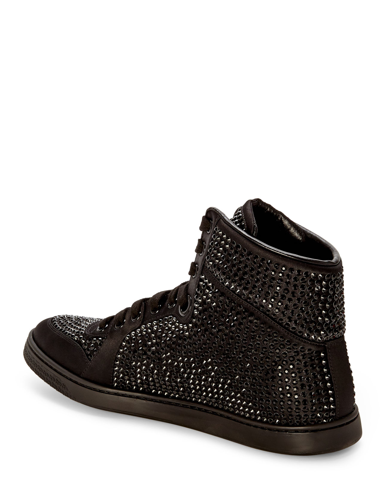 black studded high tops