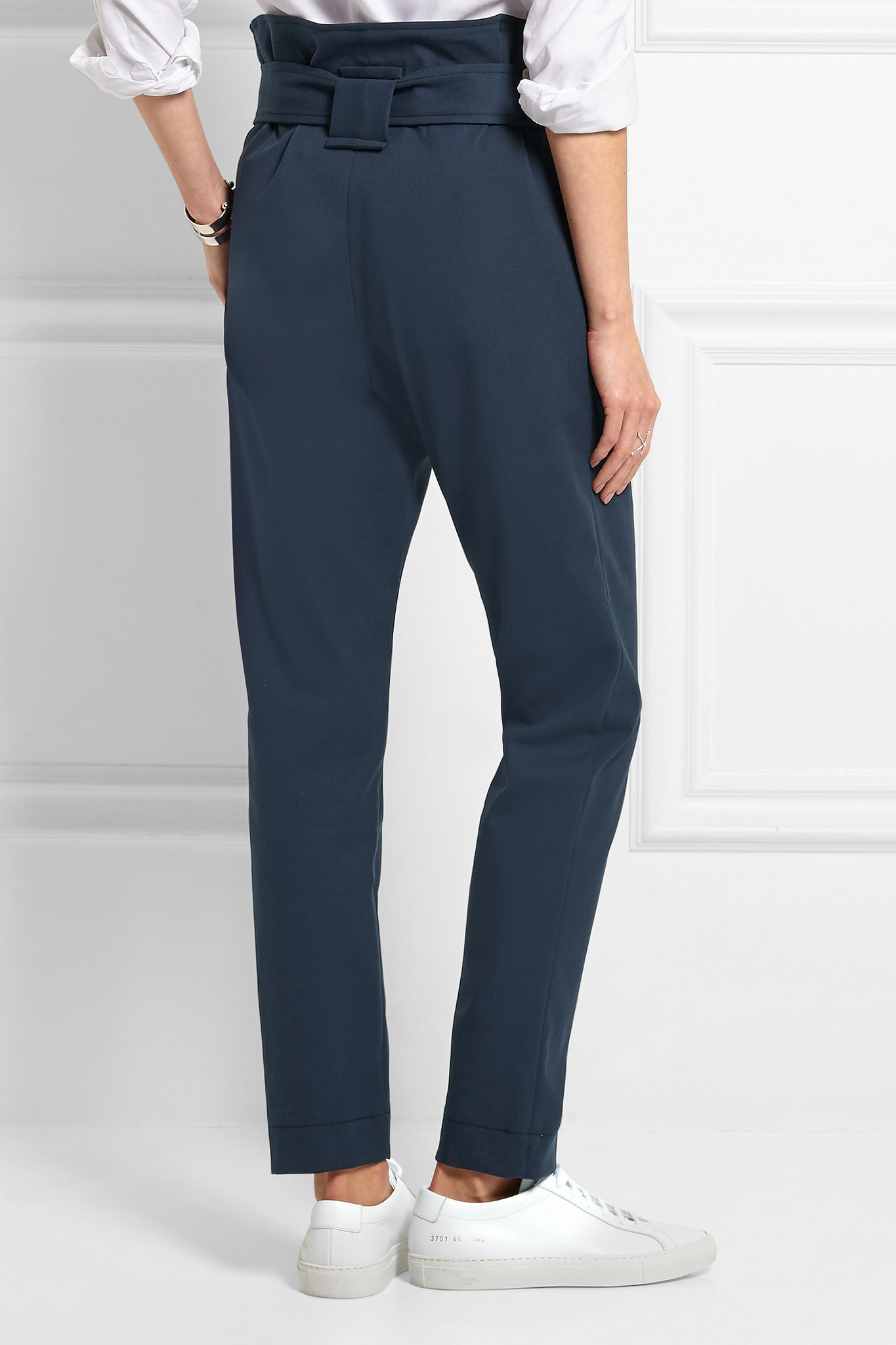 Kung Fu Stretch-cotton Tapered Pants 