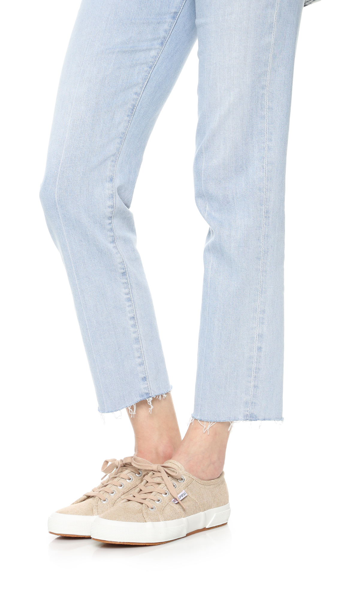 superga linen slip on