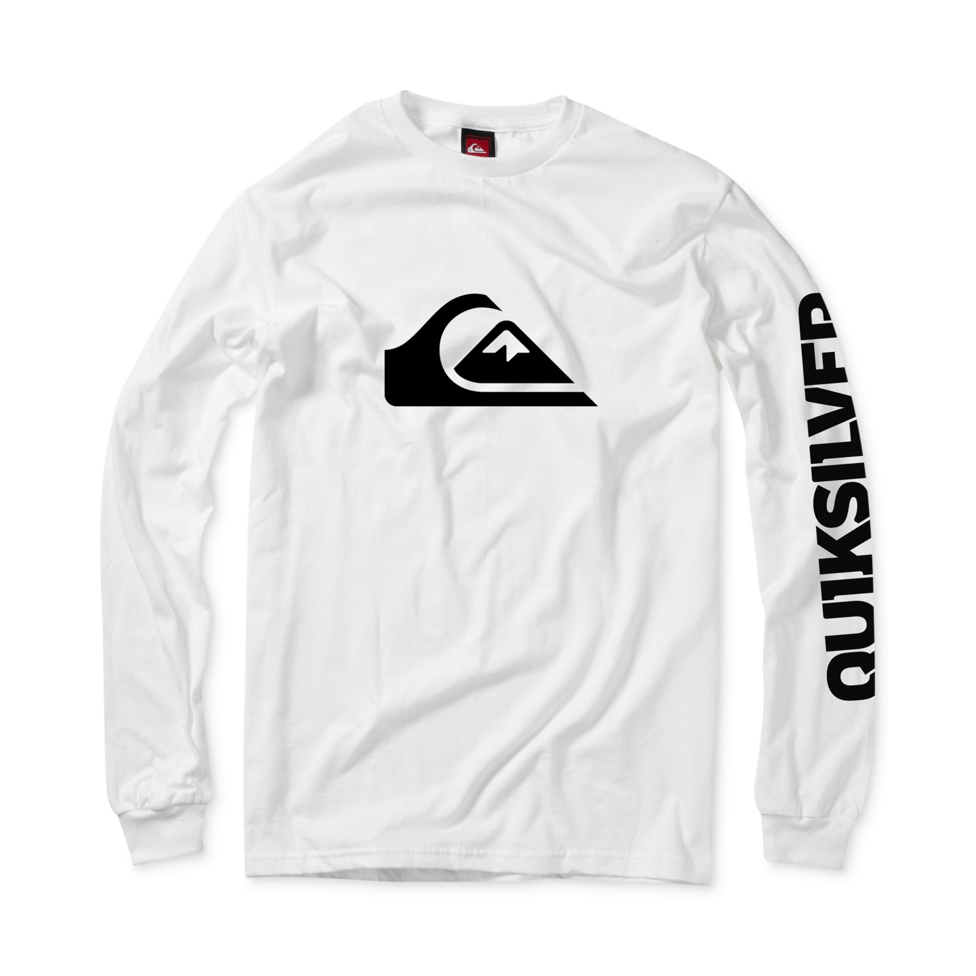 Lyst Quiksilver Mountain Wave Long Sleeve Tshirt in White for Men