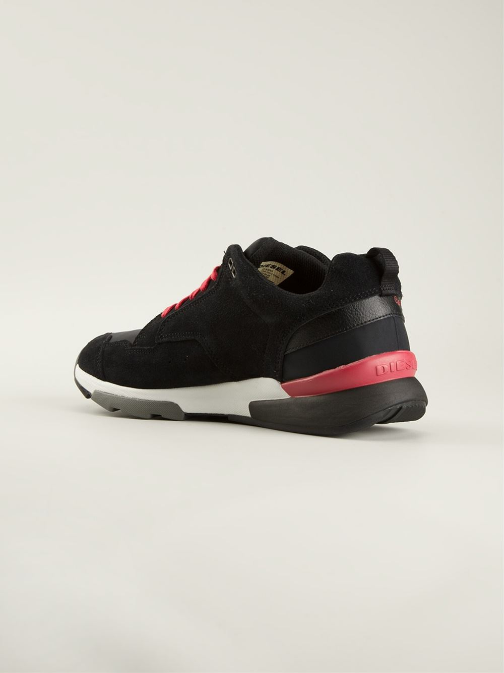 Lyst Diesel LaceUp Sneakers in Black for Men