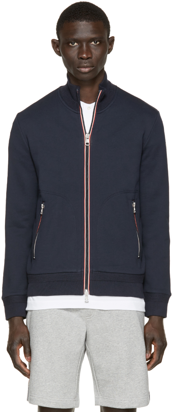 moncler zip up cardigan