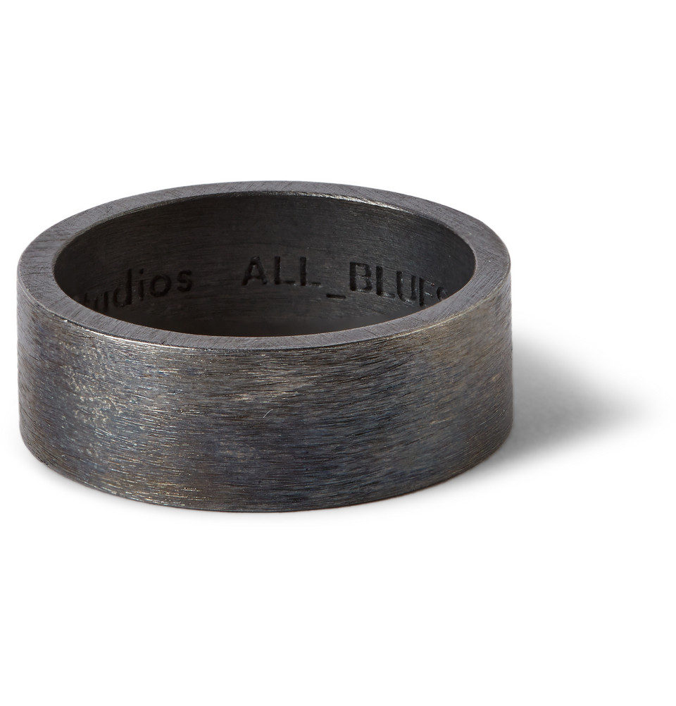 Dekking Mineraalwater Fonkeling Acne Studios Oxidized Sterling Silver Ring in Metallic for Men | Lyst