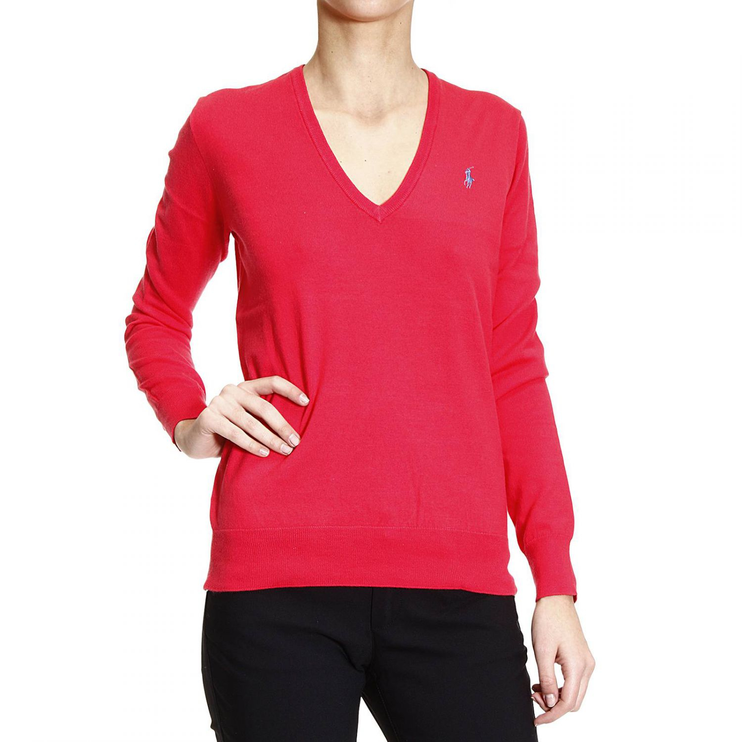 Lyst Ralph Lauren Sweater Woman in Red