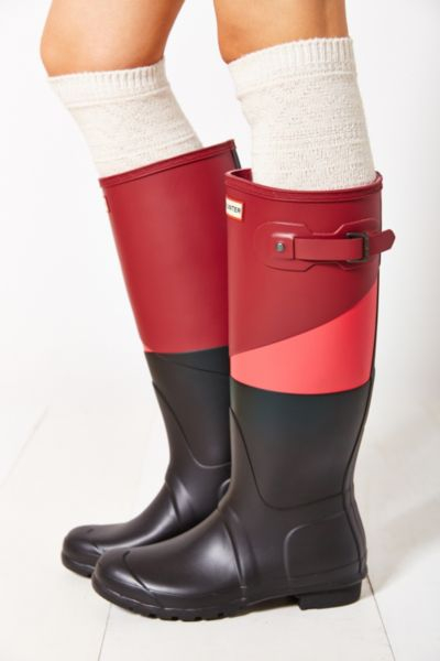HUNTER Original Asymmetrical Colorblock 