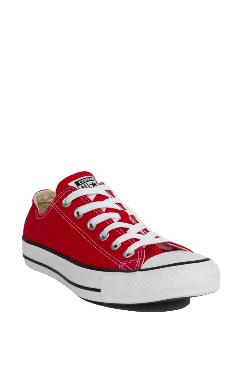 red low cut chuck taylors