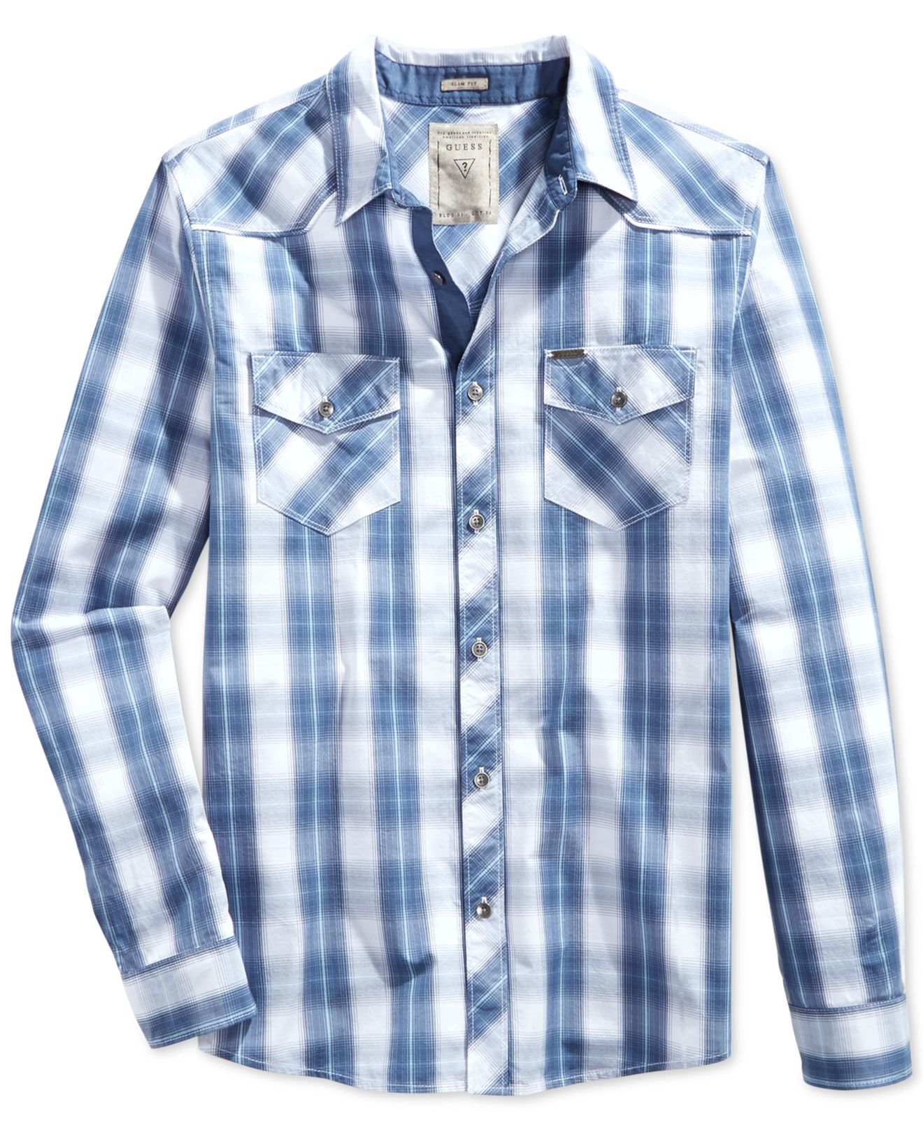 guess men's dress shirts