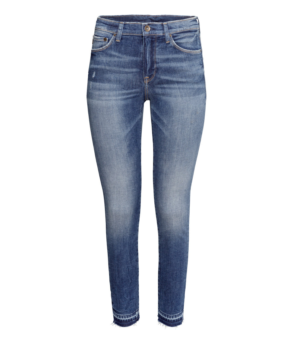 Lyst - H&m Shaping Skinny Regular Jeans in Blue