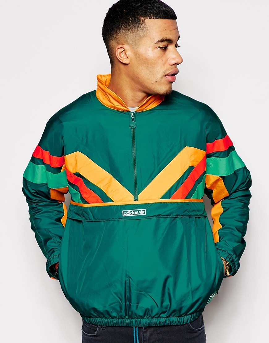 adidas Originals Archive 1988 Over The Head Jacket in Blue for Men | Lyst