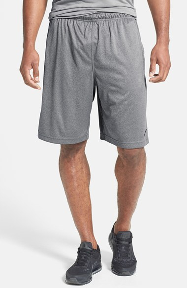 nike dri fit knit shorts mens