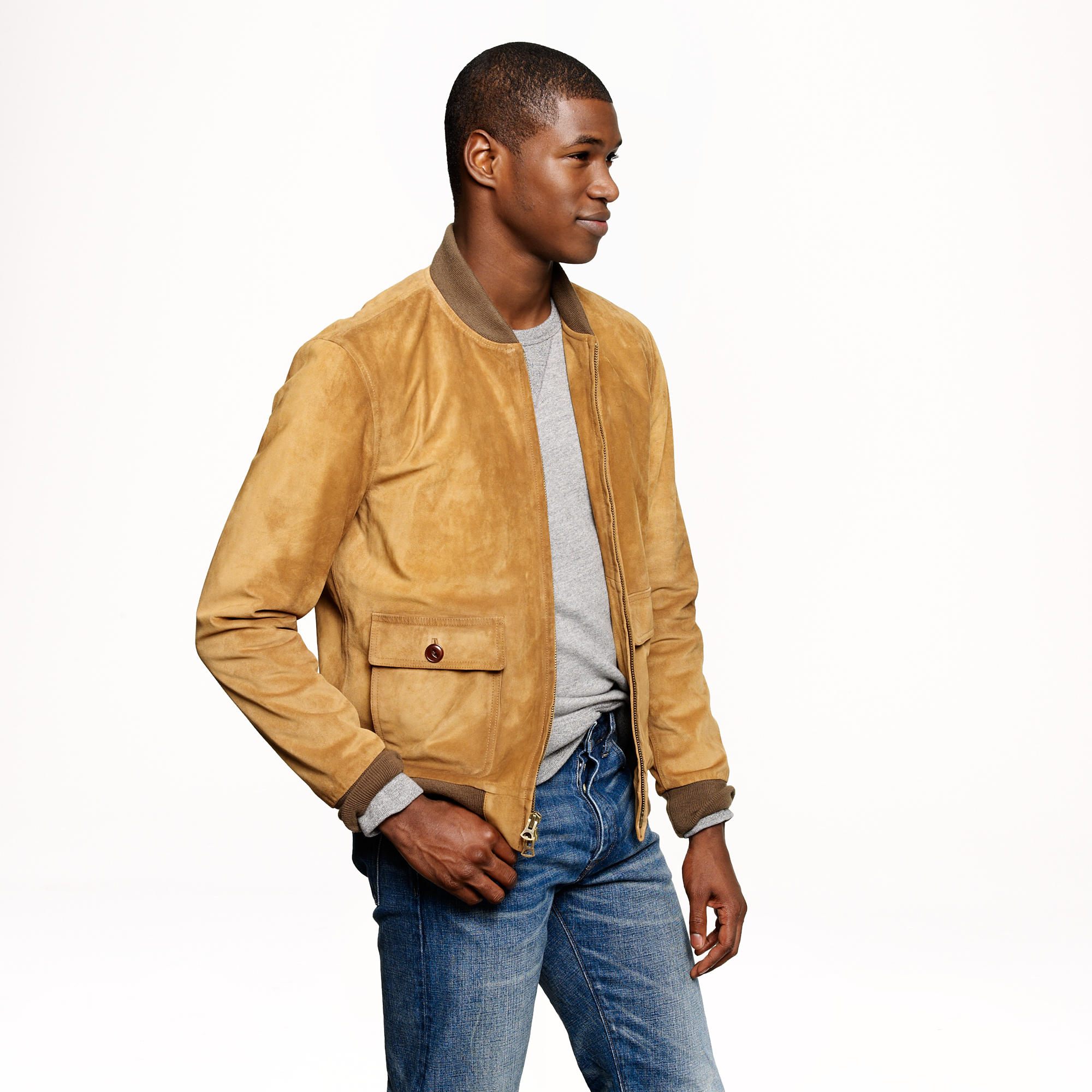 Crew bomber hotsell jacket