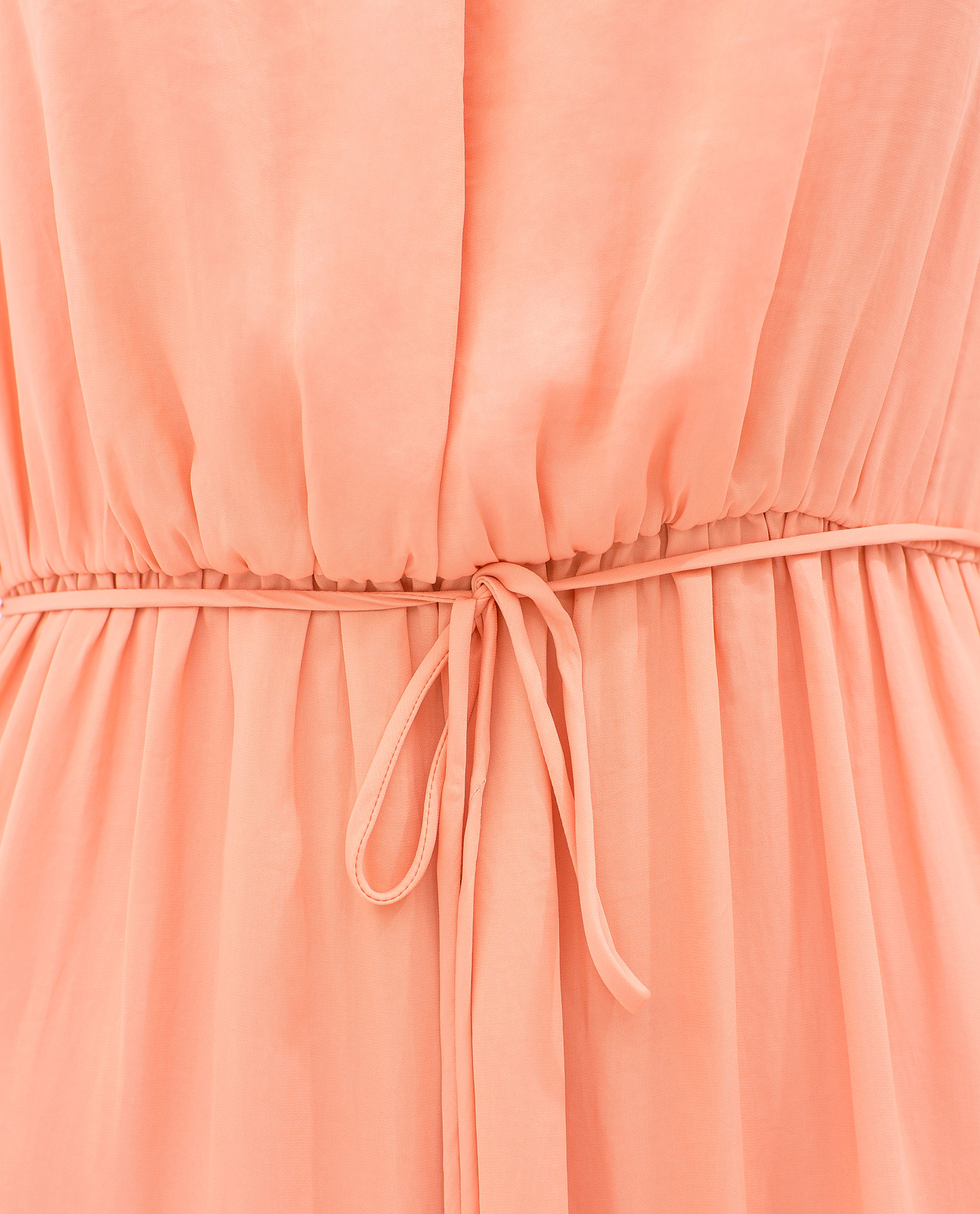 Zara Maxi Dress with Belt in Orange Lyst