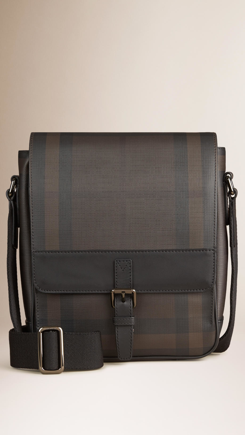 burberry smoked check crossbody bag
