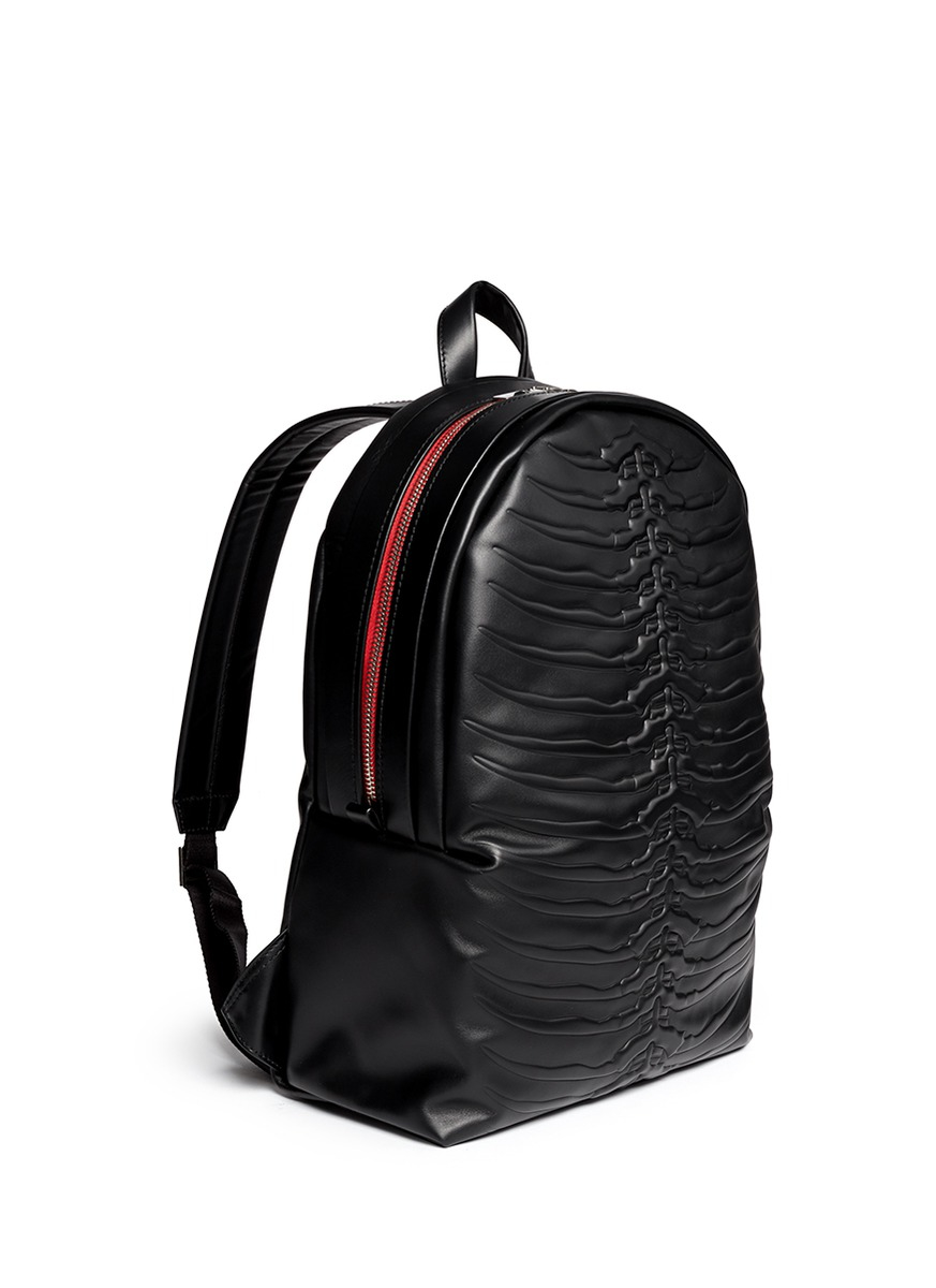 black cord backpack