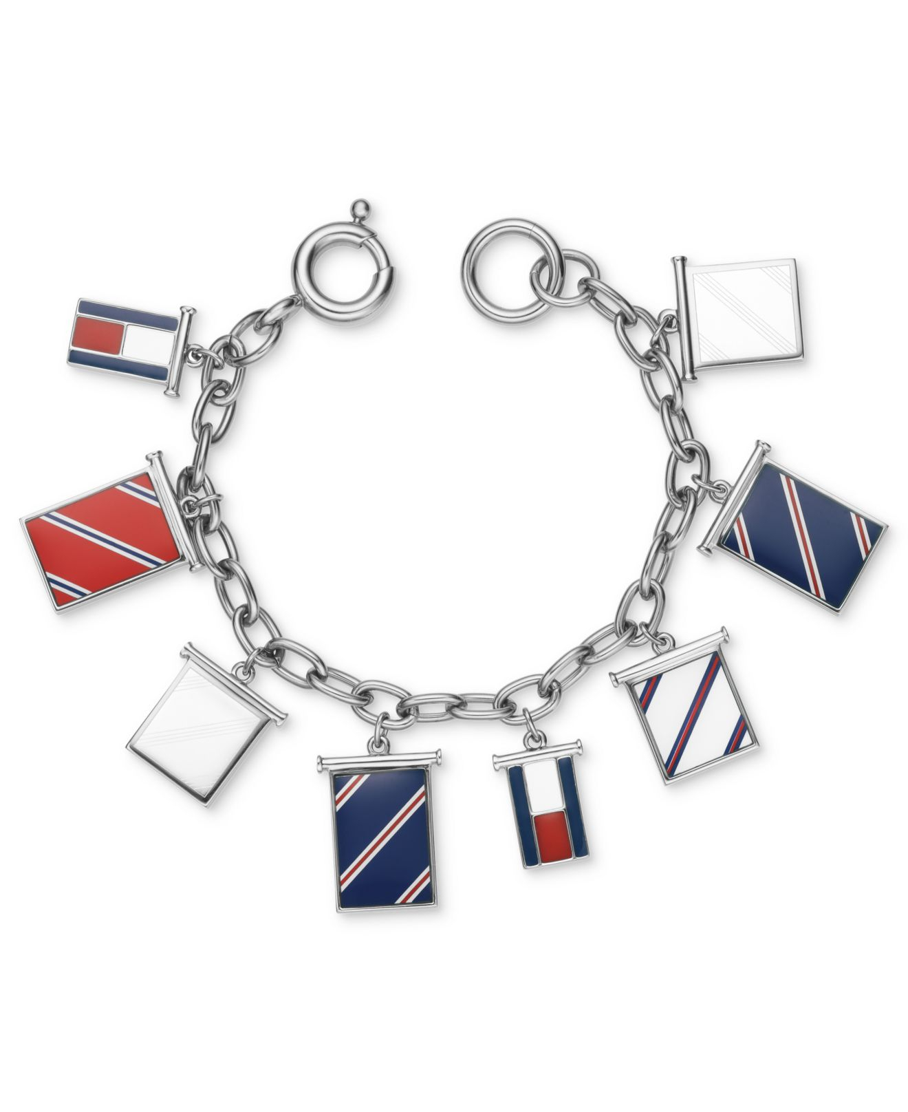 Tommy Hilfiger Stainless Steel Flag 