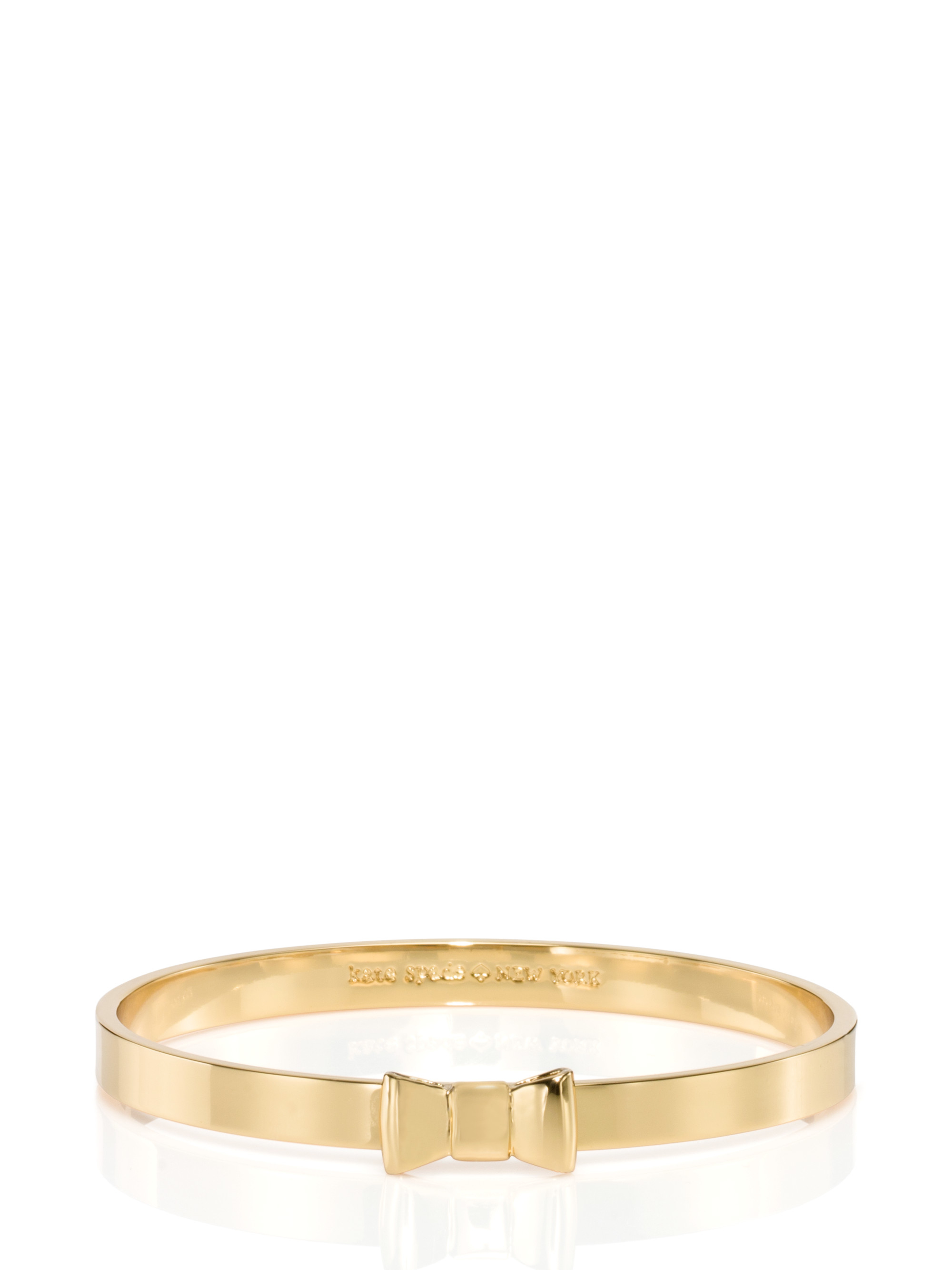 Kate Spade Take A Bow Bangle in Gold (Metallic) Lyst