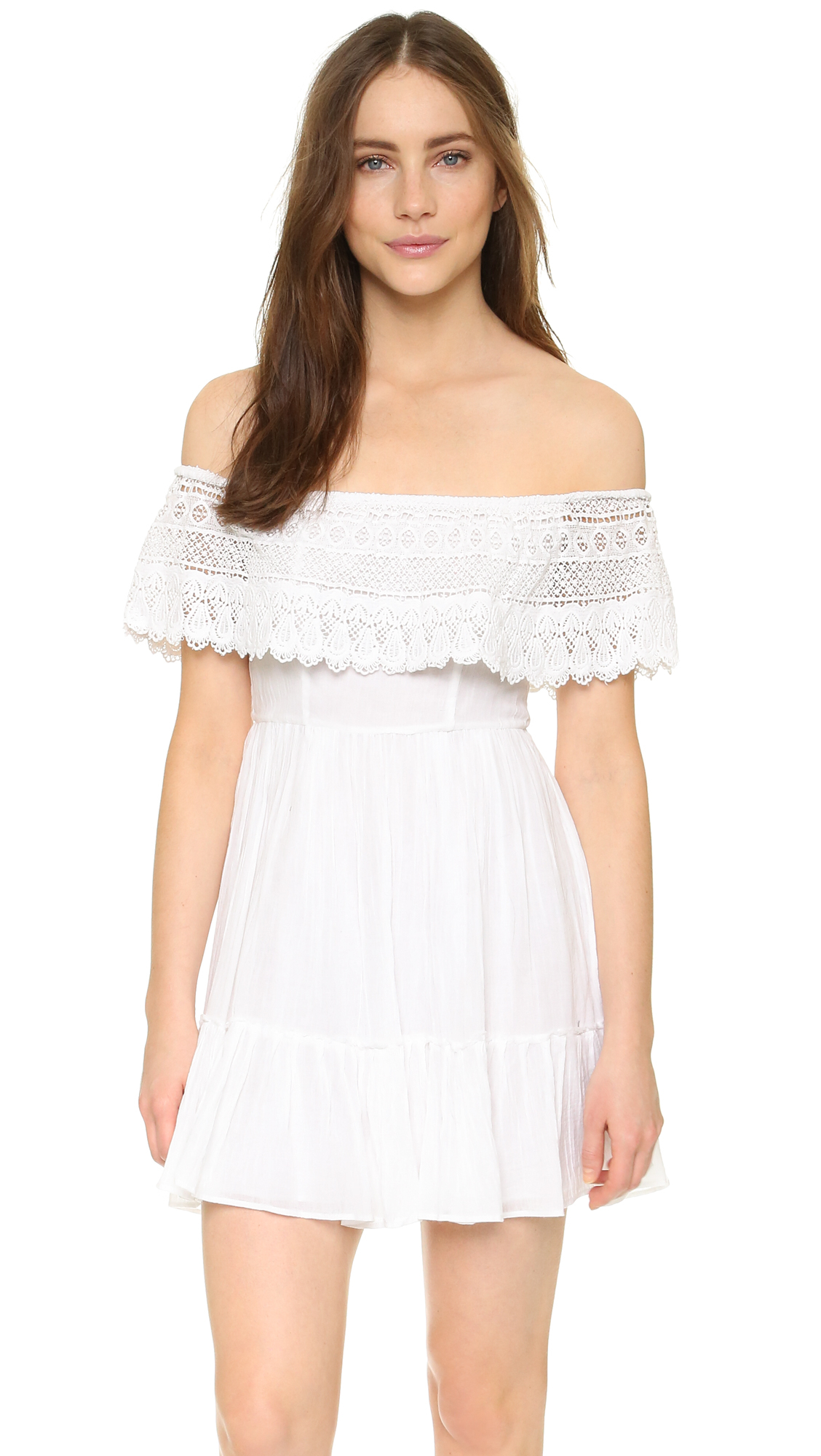 Lyst - Loveshackfancy Izzy Dress in White