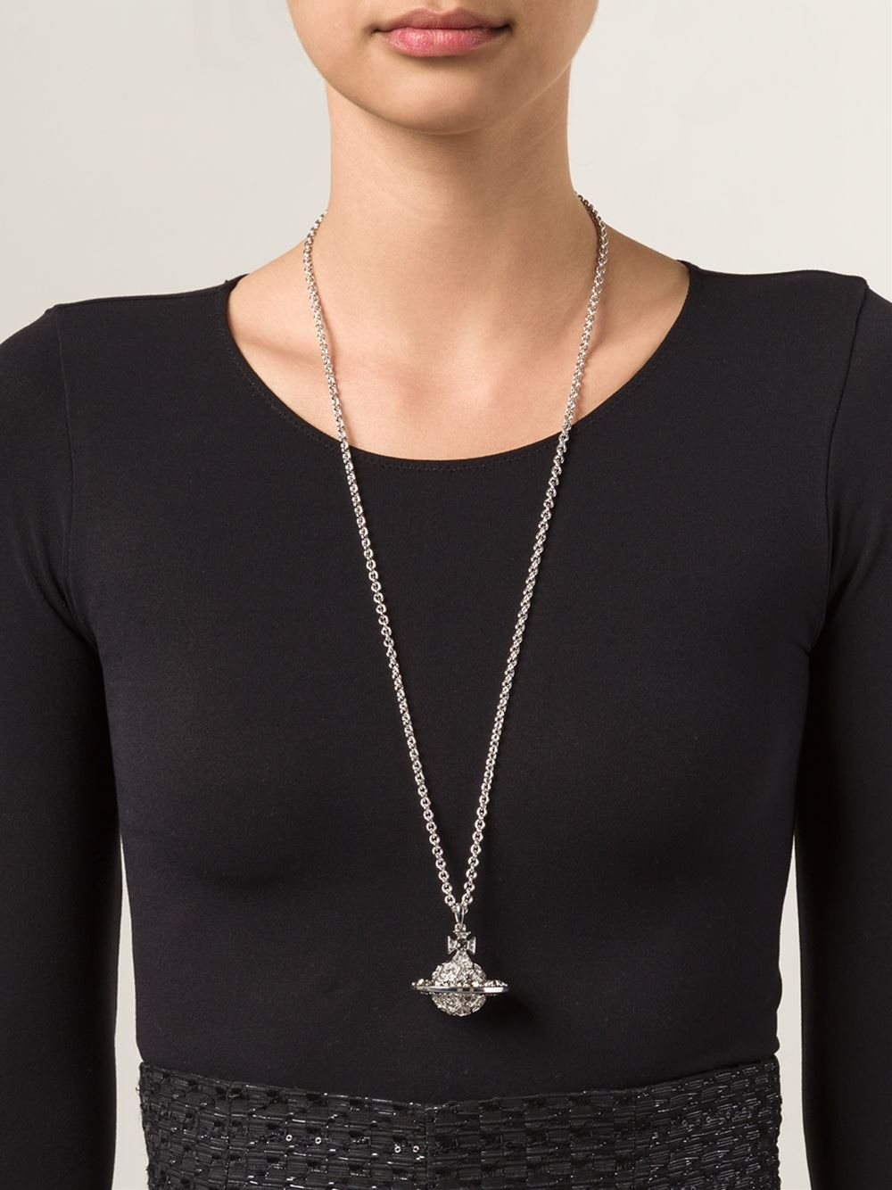 Vivienne Westwood 'Thalia Orb' Necklace in Metallic - Lyst