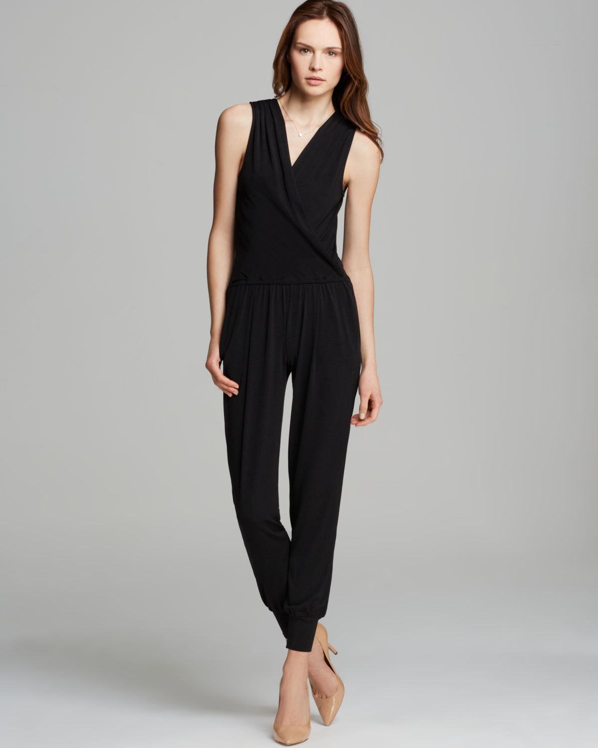 tahari black jumpsuit
