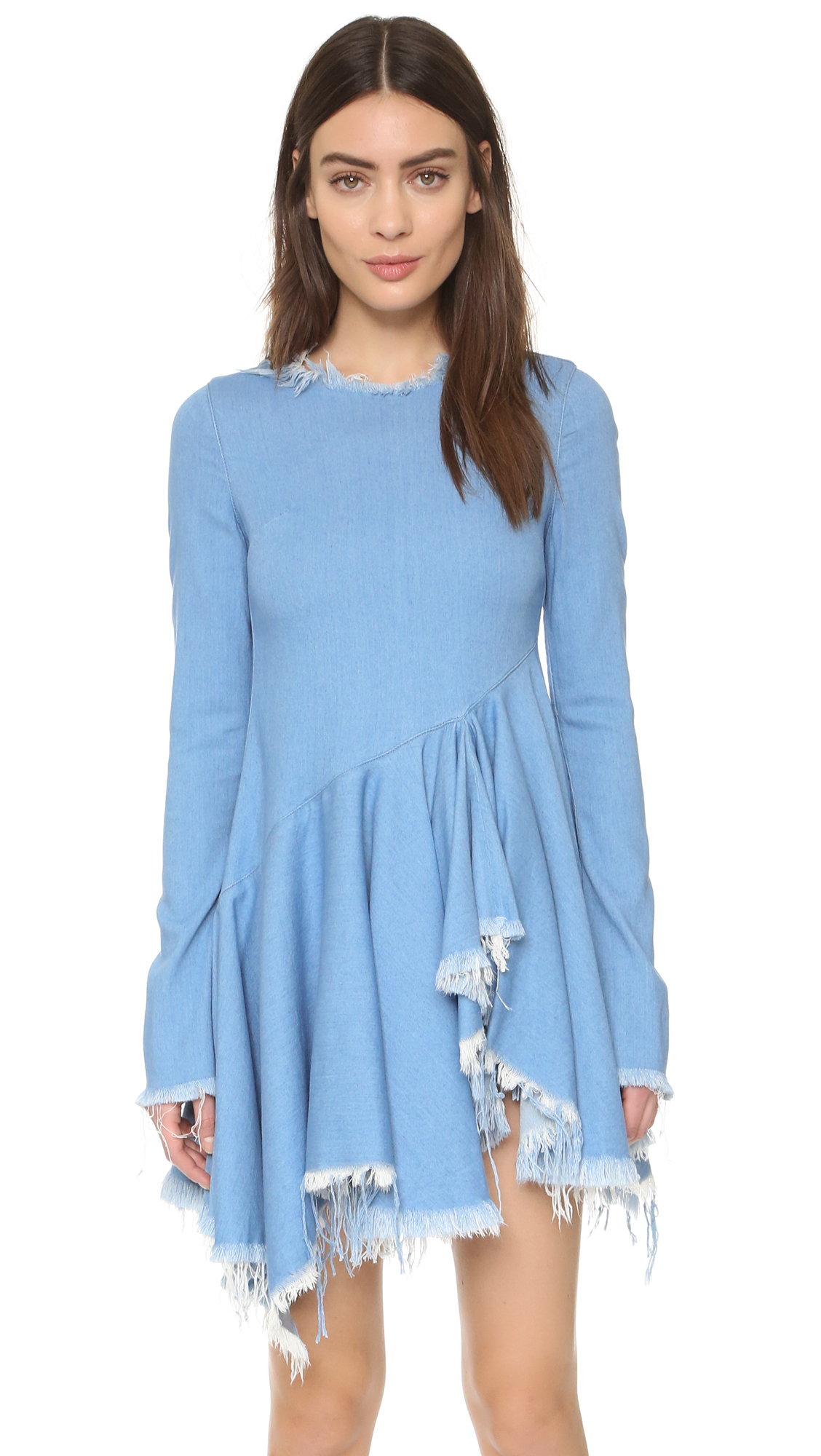 marques almeida denim dress