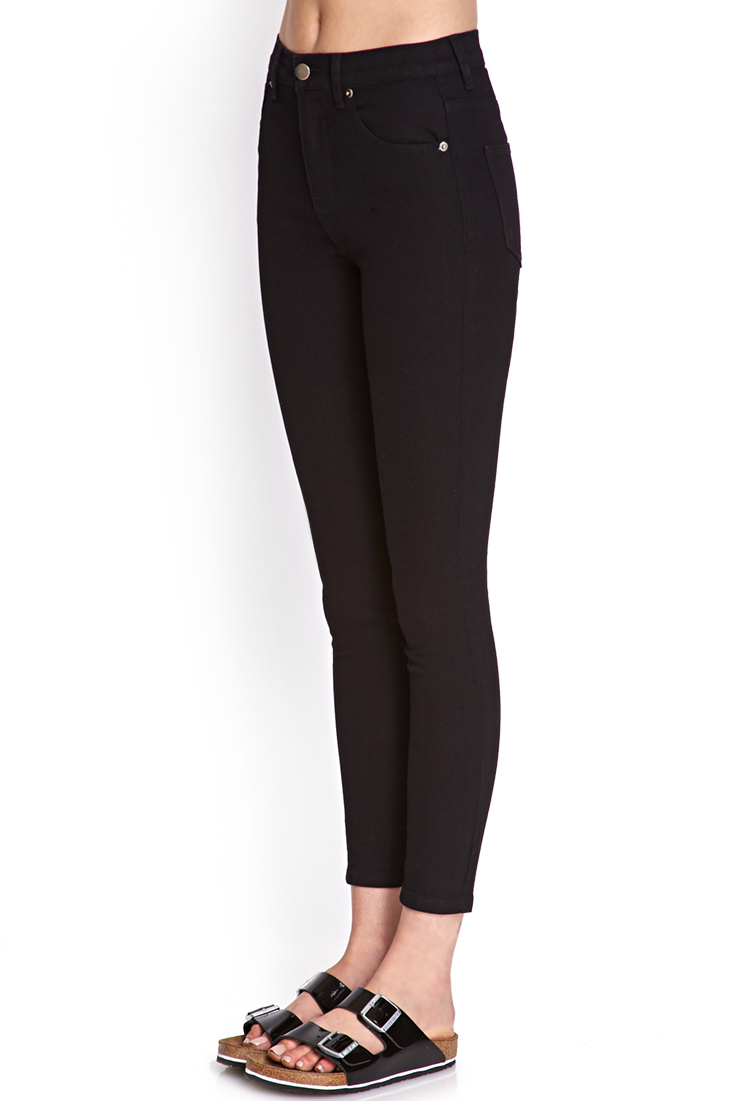forever 21 black skinny jeans