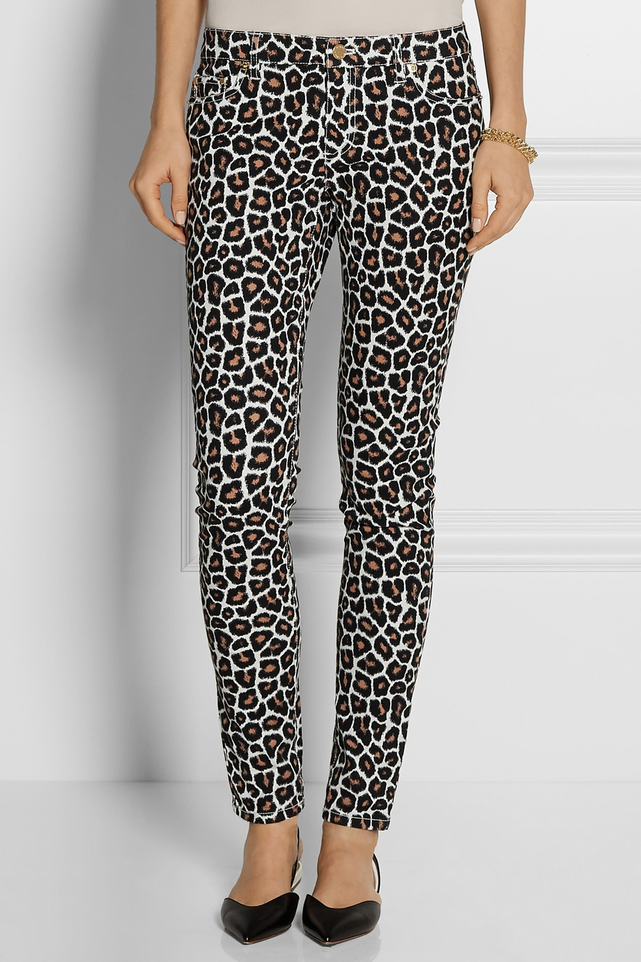 michael kors leopard pants