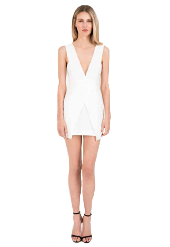 Finders Keepers Basic Instinct Dress In White - Lyst