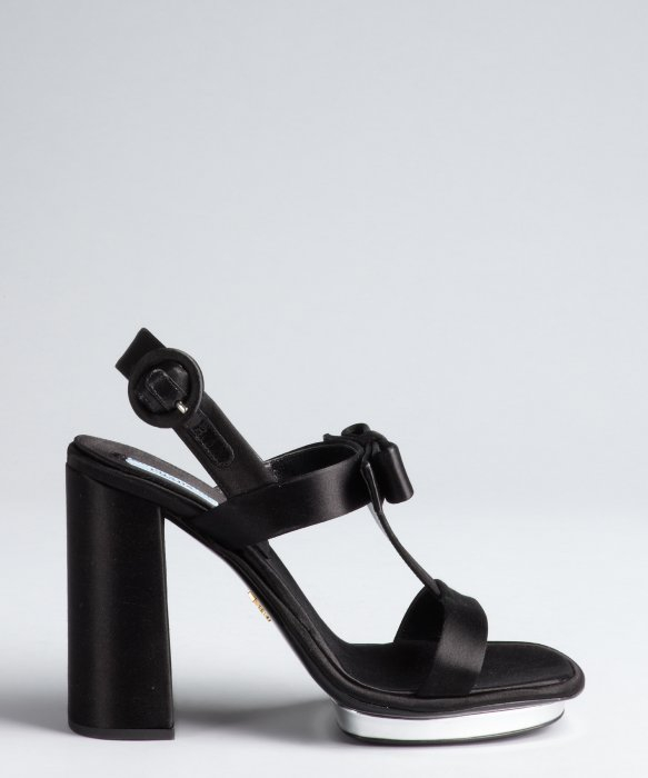 prada satin platform