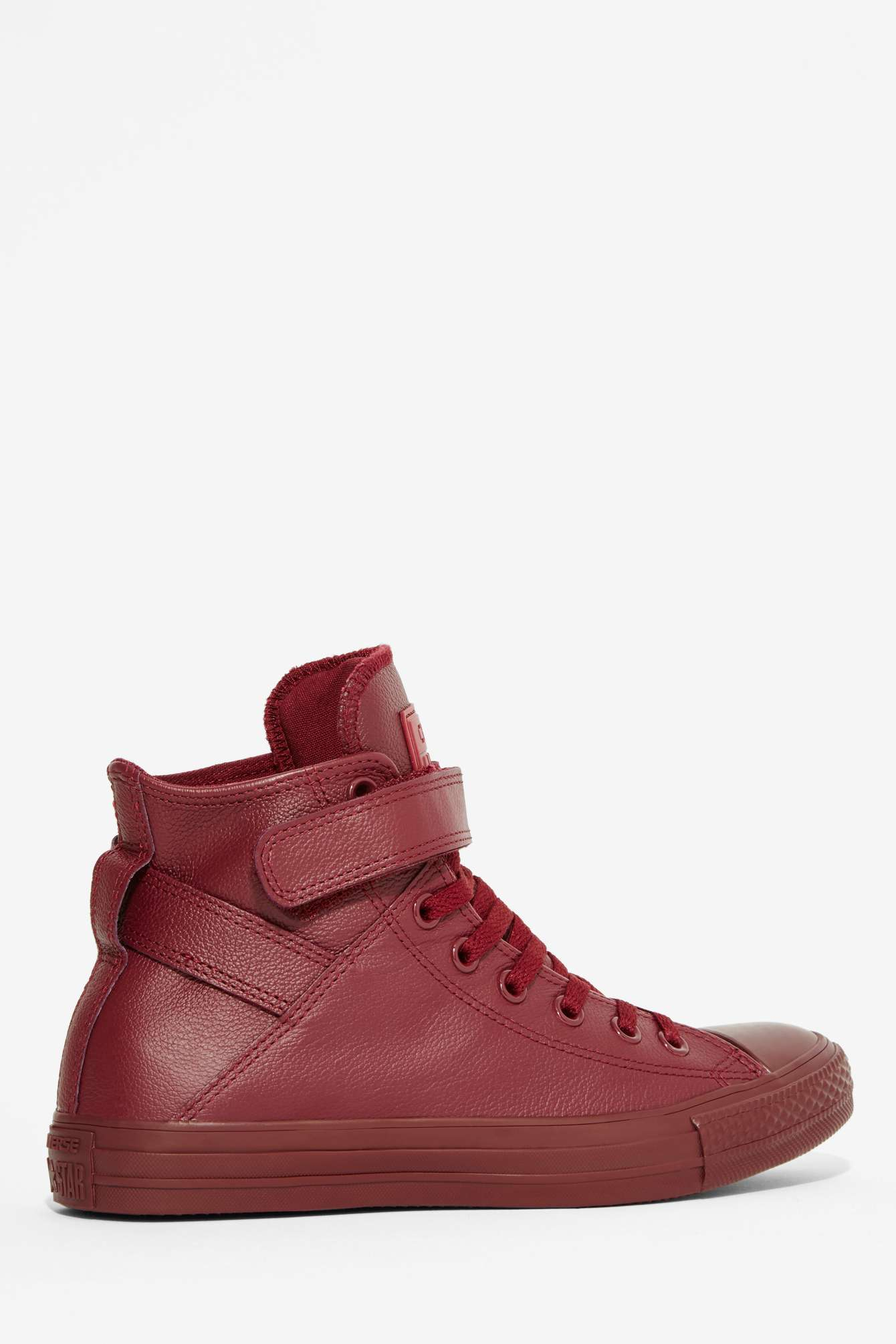 Converse Chuck Taylor Brea Leather Sneaker - Burgundy in Red | Lyst