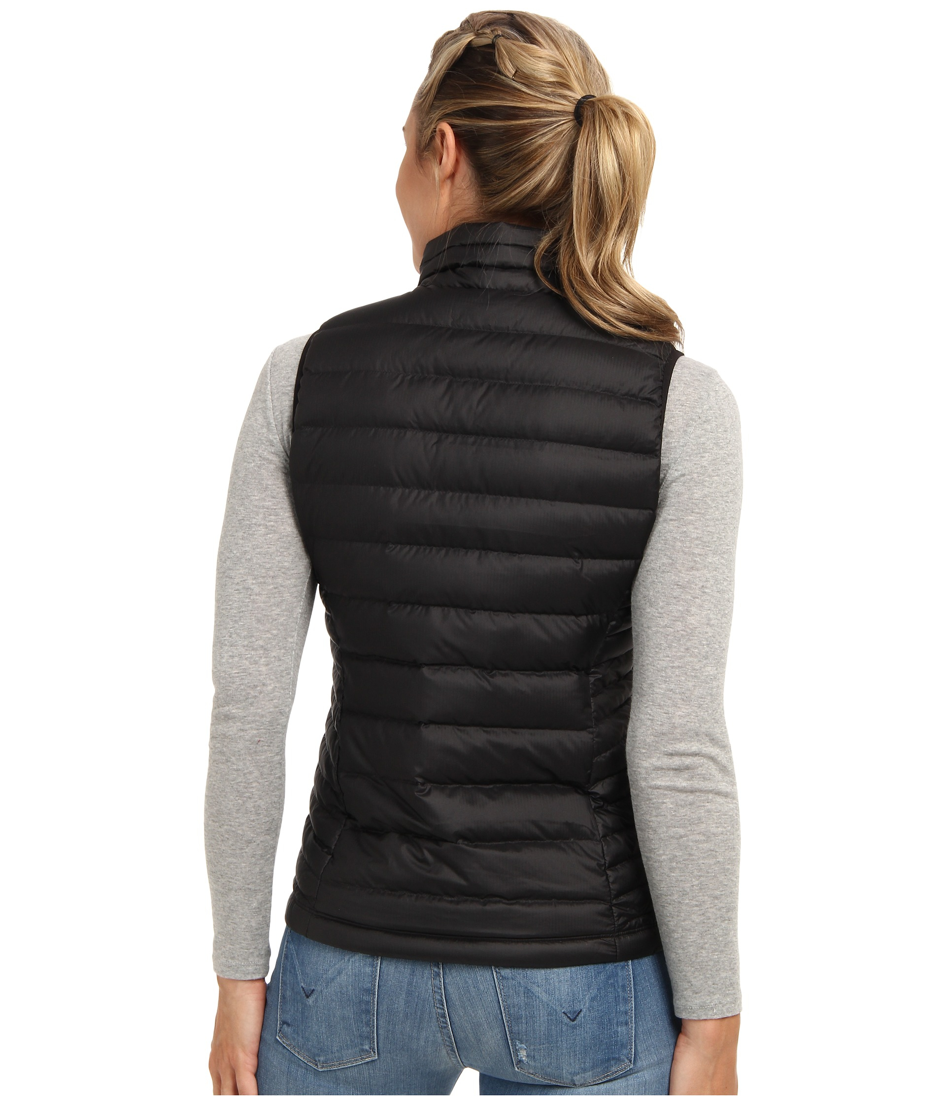 Patagonia Synthetic Down Sweater Vest in Black - Lyst