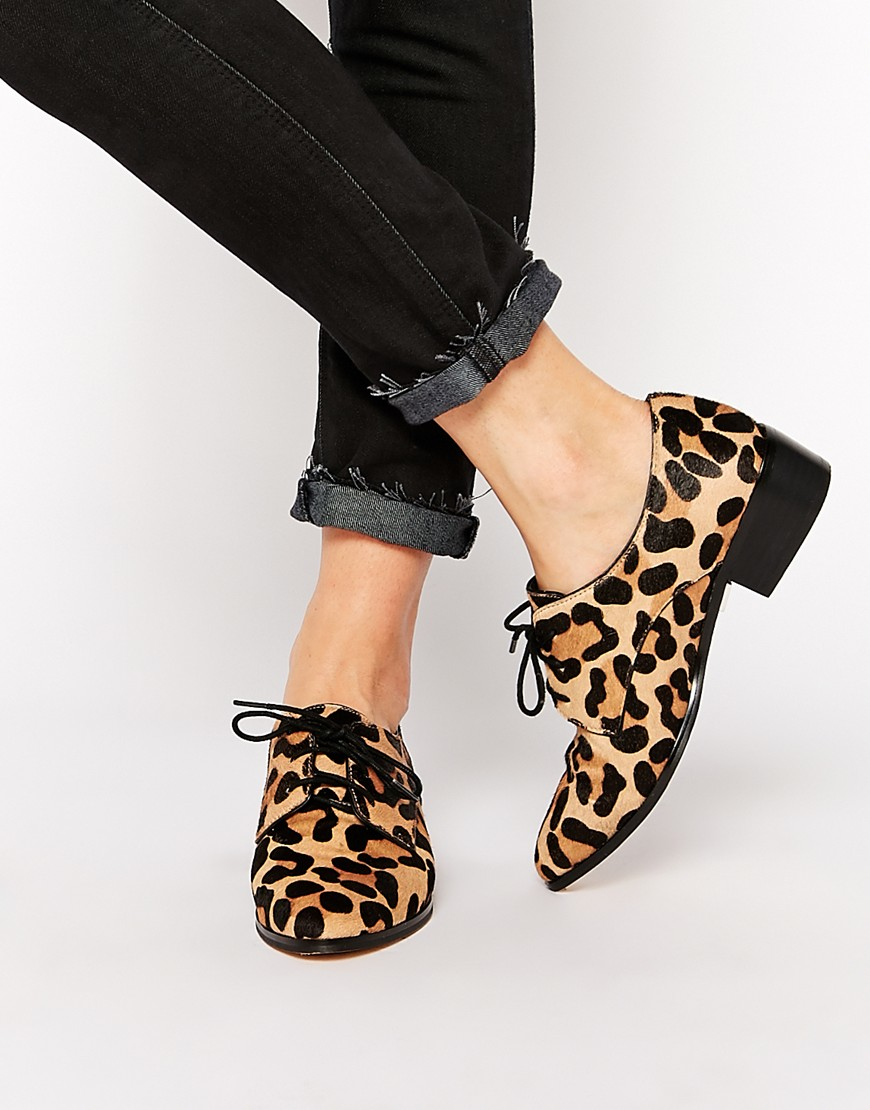 leopard print boots flat