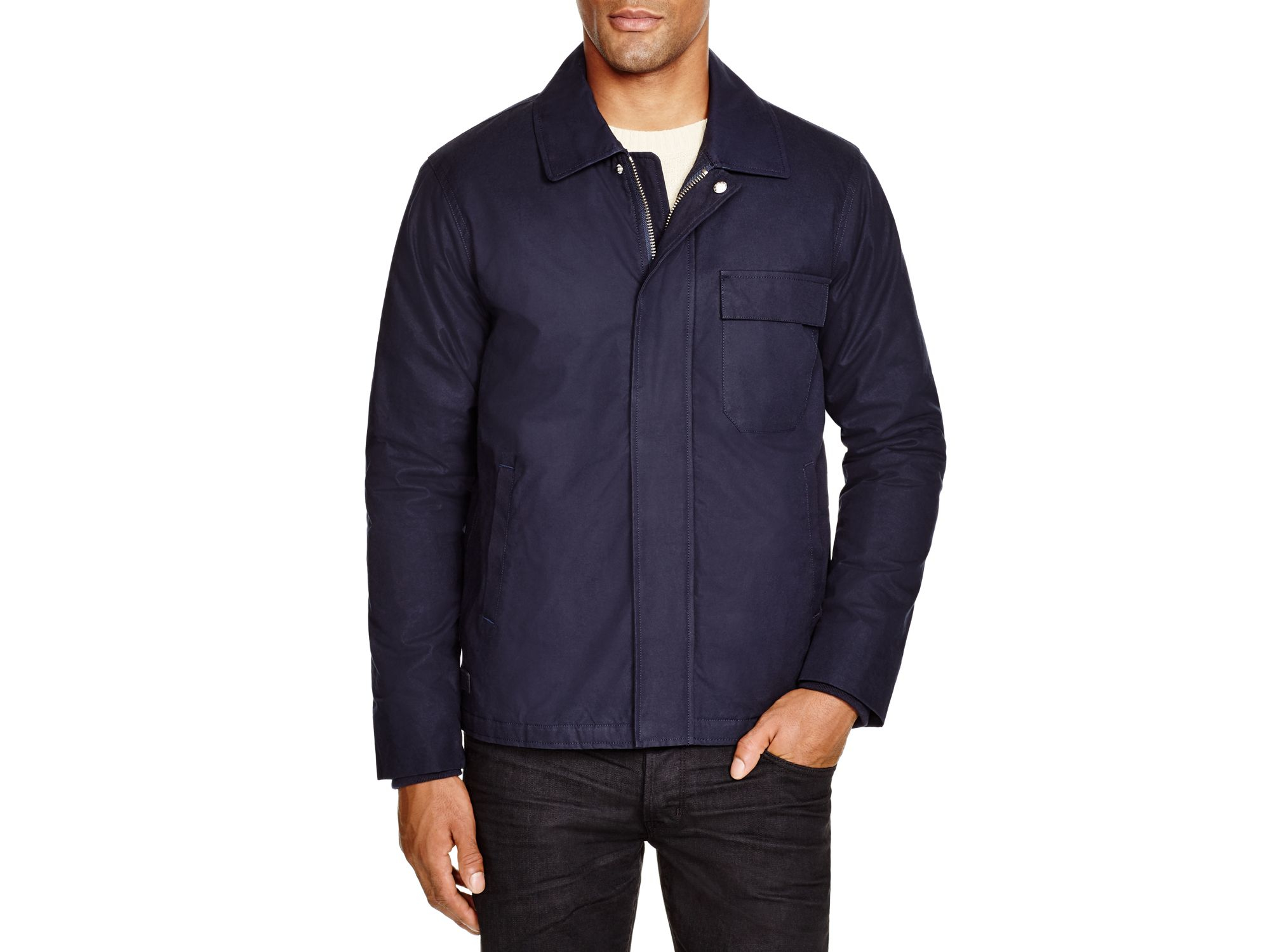 GANT Synthetic Deck Jacket in Navy (Blue) for Men - Lyst