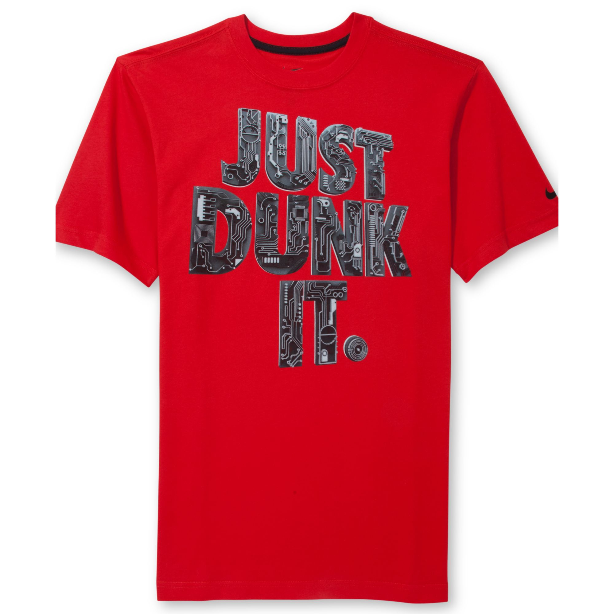 Nike Just Dunk It Drifit Basketball T-shirt in Red for Men | Lyst