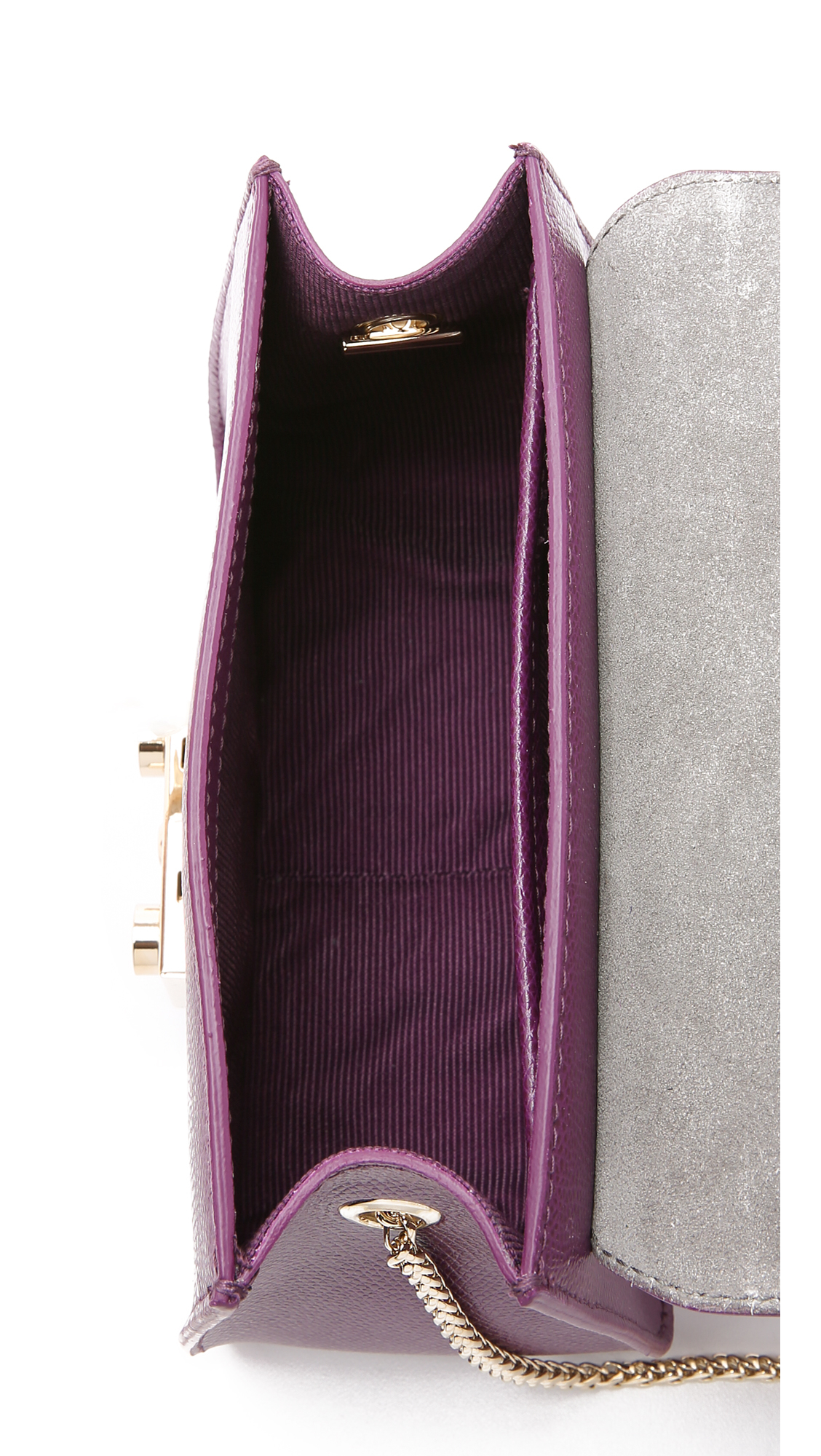 Furla Metropolis Mini Cross Body Bag - Aubergine in Purple | Lyst