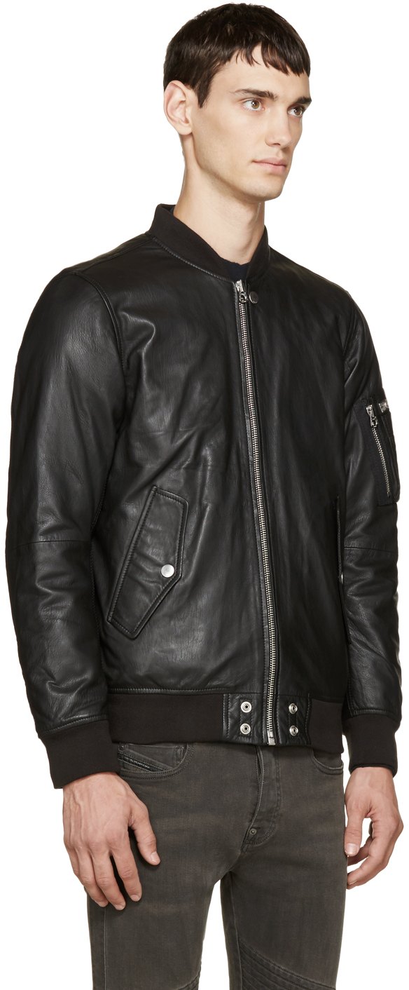 diesel jacket leather