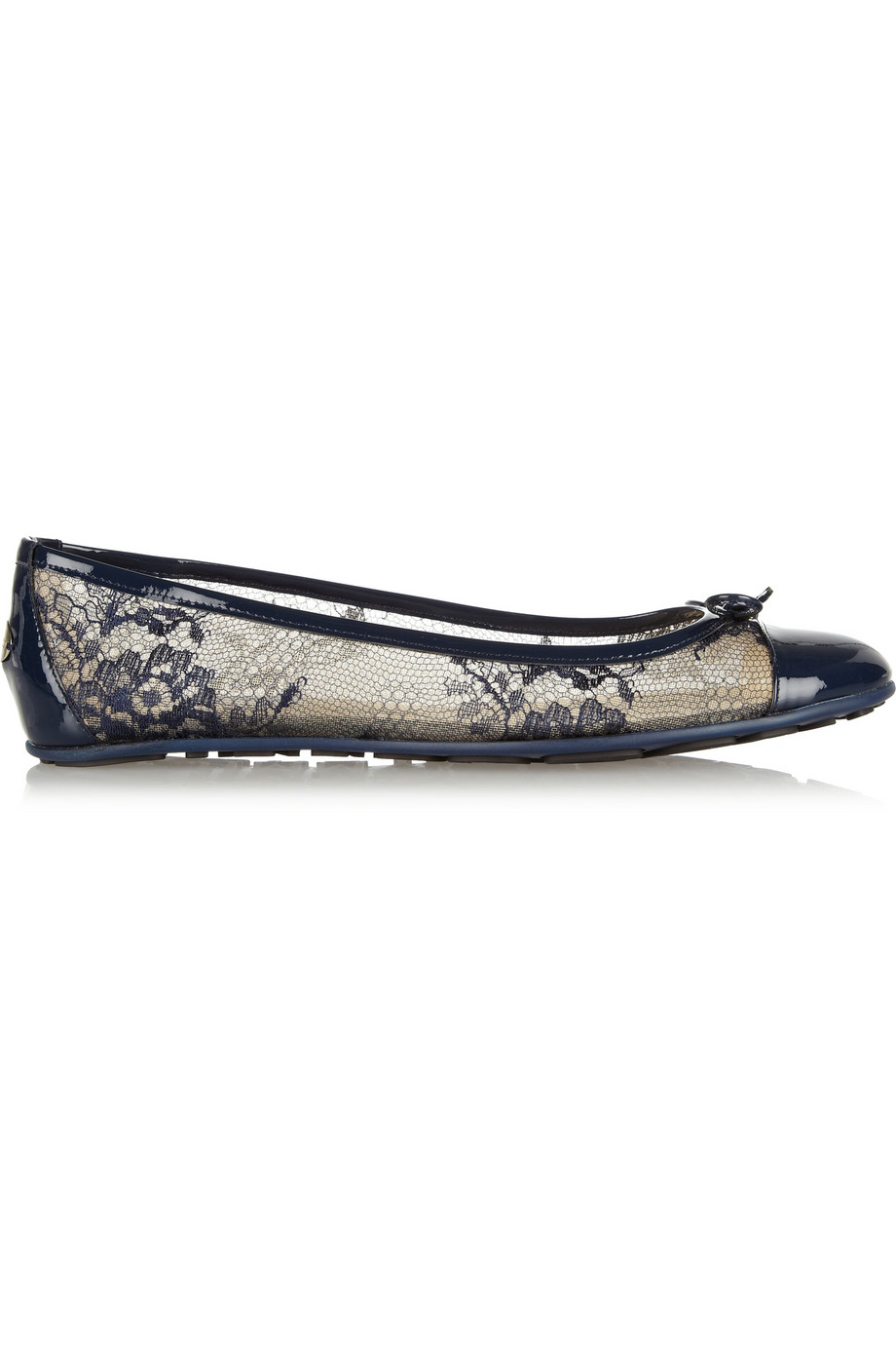 jimmy choo lace flat