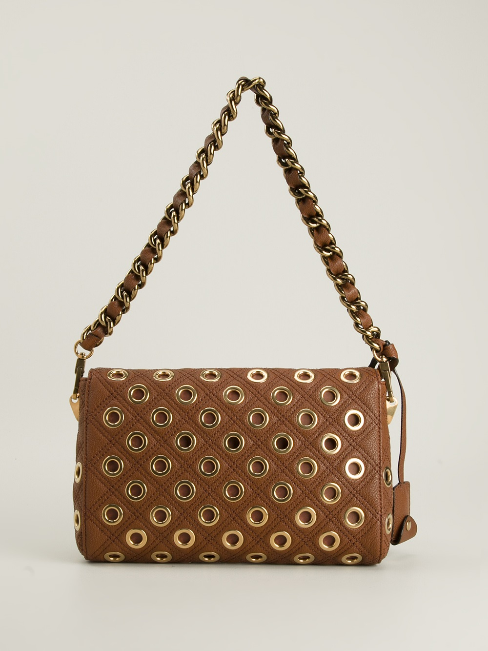 Marc Jacobs Small Gotham Shoulder Bag in Brown Lyst