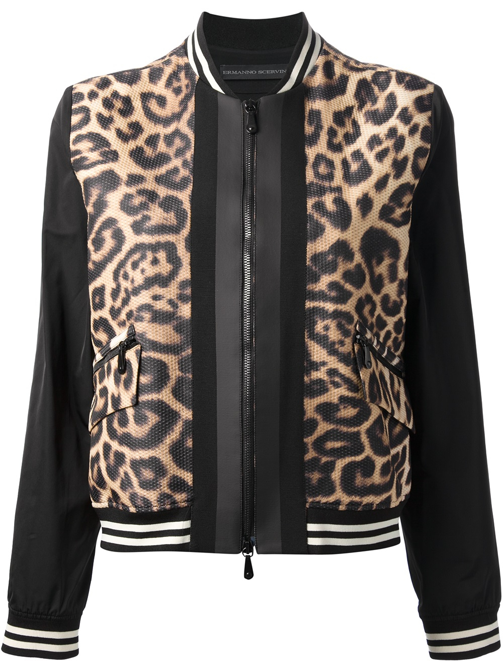 black leopard jacket