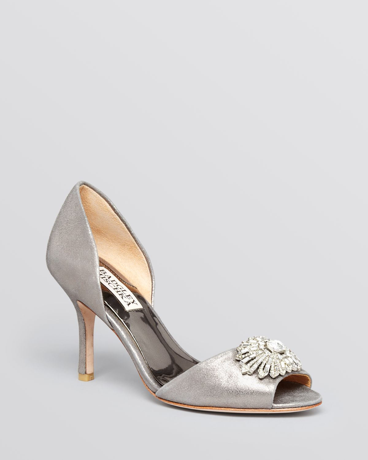 badgley mischka pewter