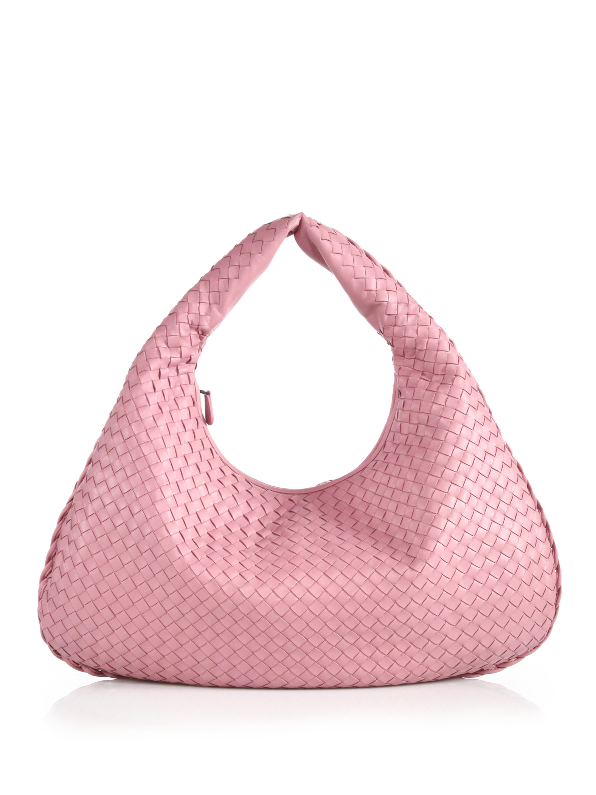 Bottega Veneta Veneta Large Hobo Bag in Pink | Lyst