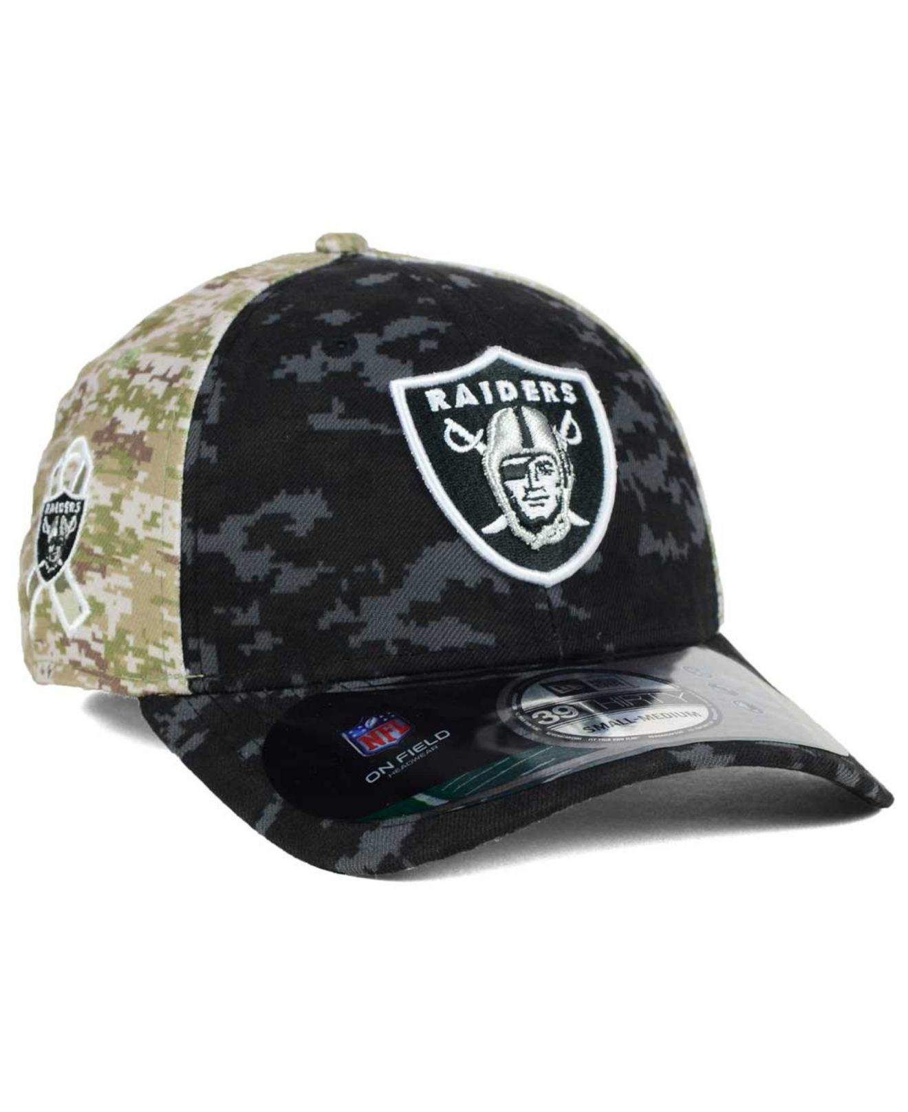 raiders salute to service beanie