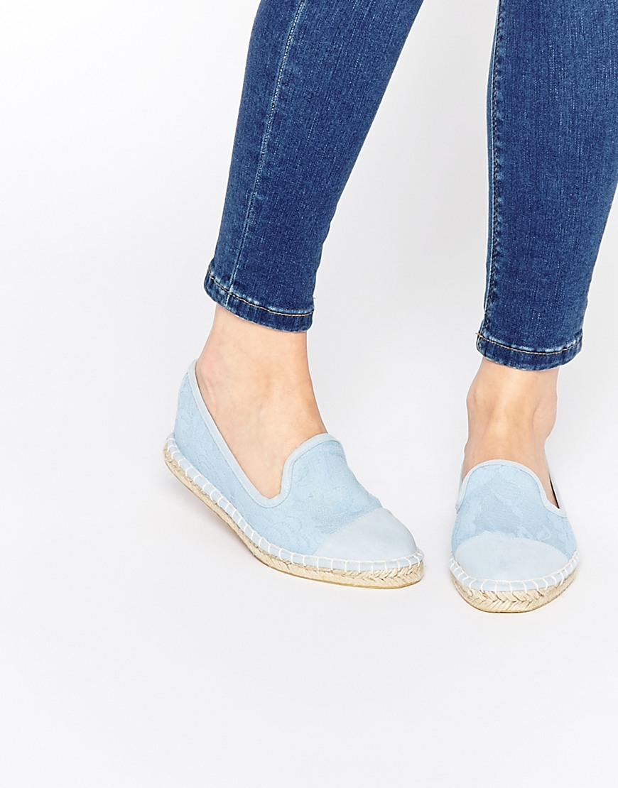 pale blue espadrilles