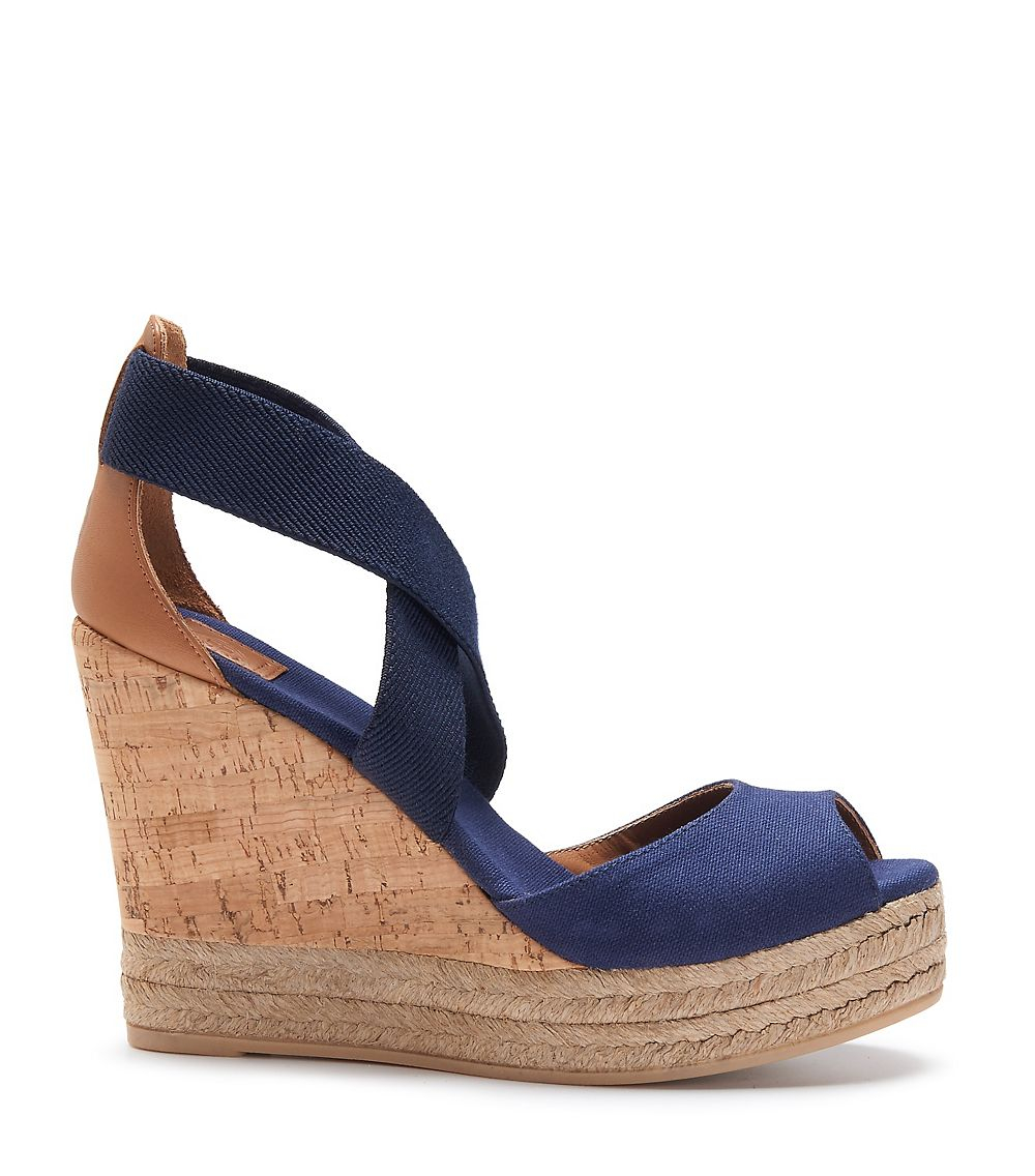 blue cork wedges