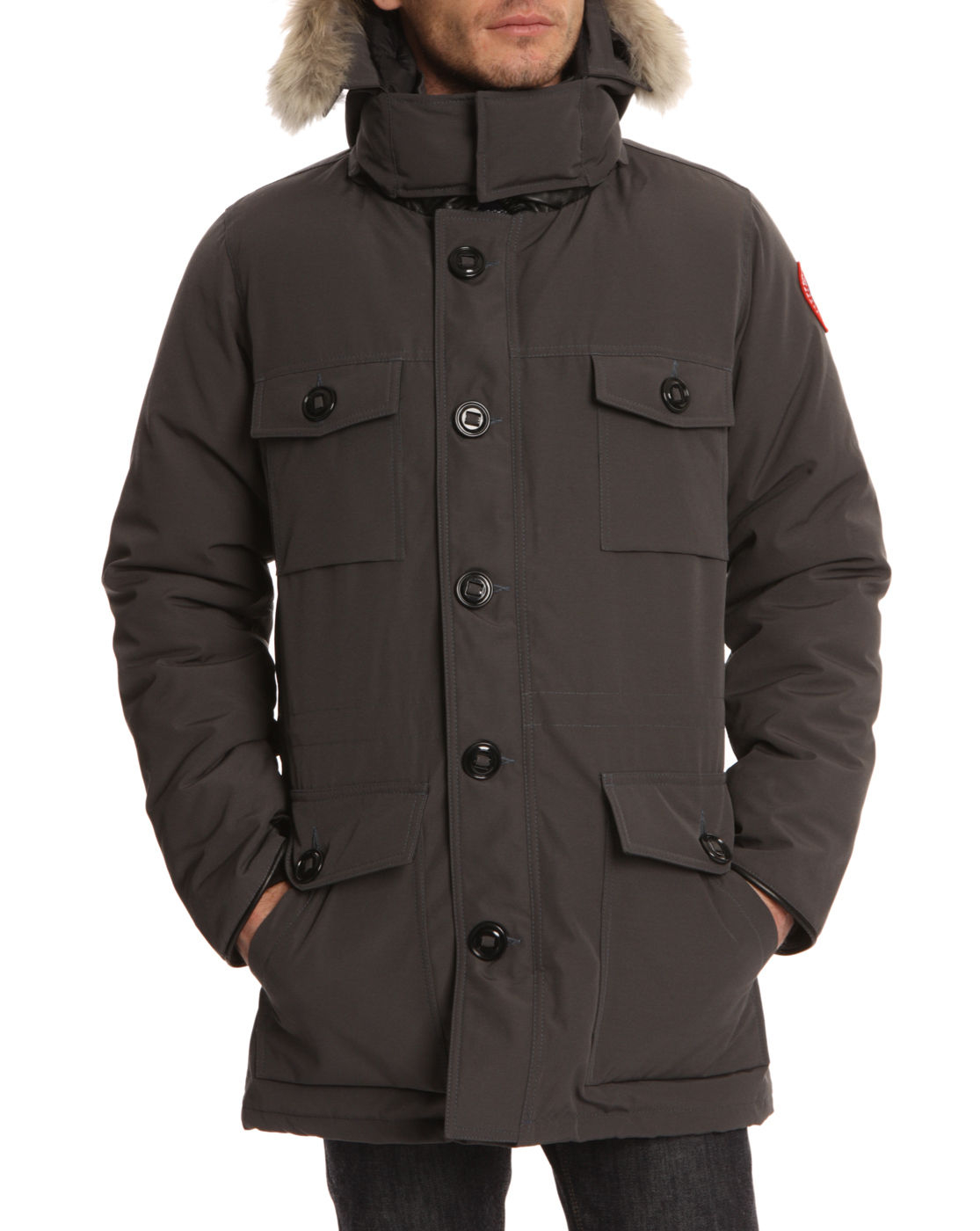 Canada goose Banff Grey Parka in Gray for Men (grey) Lyst