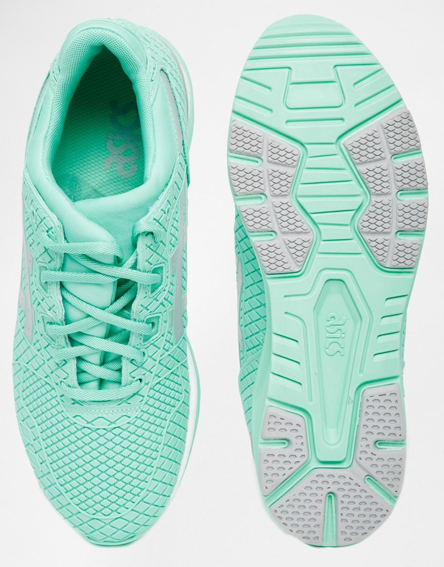 asics gel lyte evo mint green trainers