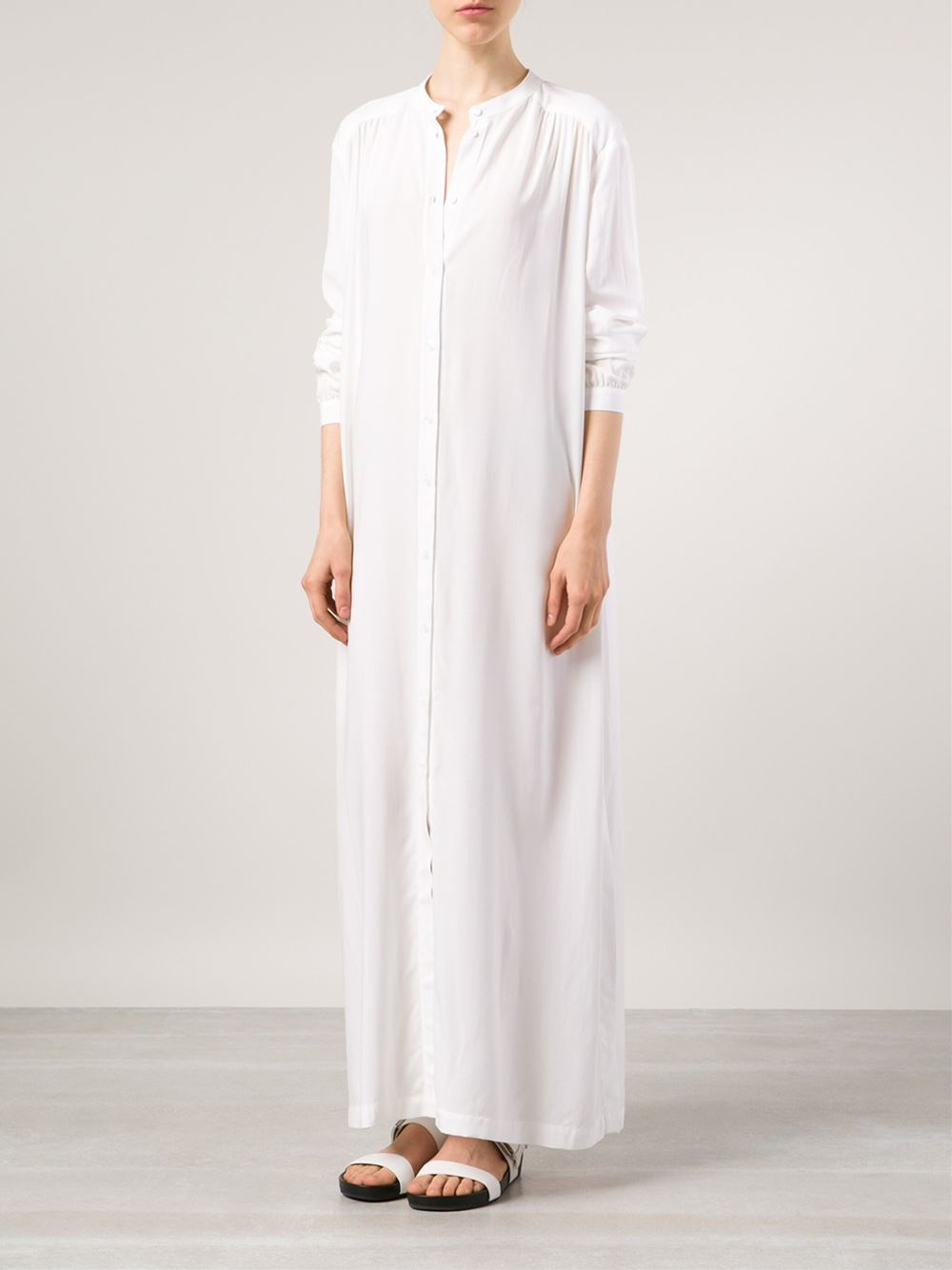 Rodebjer Long Shirt Dress in White - Lyst