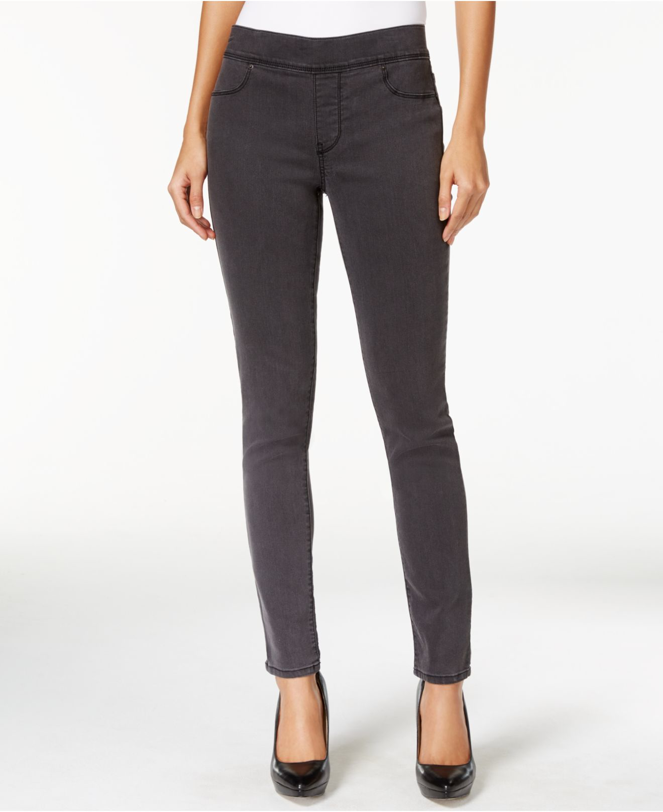 charcoal grey jeggings